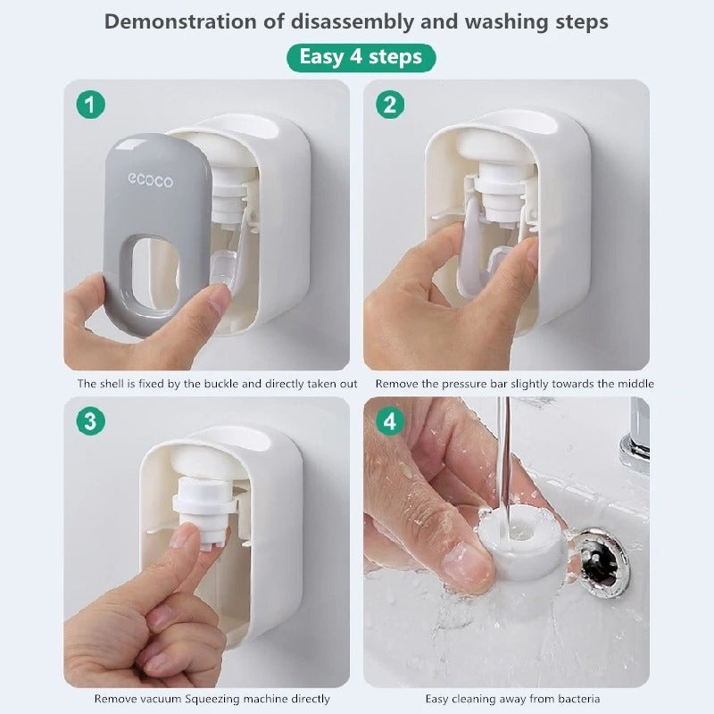 Dispensador automático de pasta de dente
